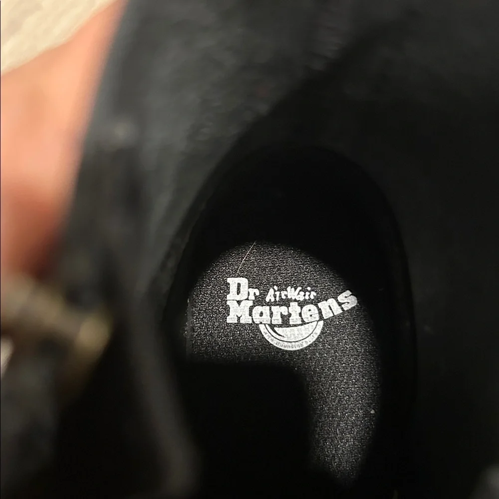 Dr. Martens NWOT Black Floral Combat Boots, Kids' 1460 Pascal Boot Sz 3